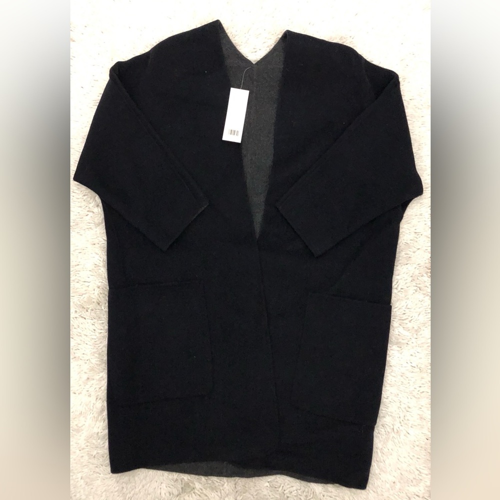 NWT $695 Vince Reversible Wool Cardigan Coat Jacket
